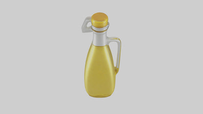 Cooking Oil Bottle model VR / AR / low-poly