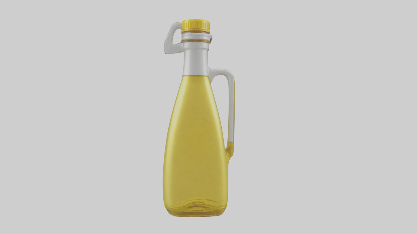 Cooking Oil Bottle model VR / AR / low-poly