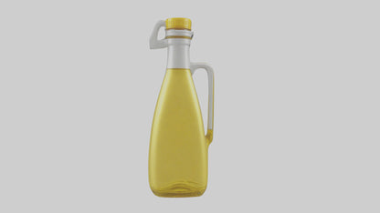 Cooking Oil Bottle model VR / AR / low-poly