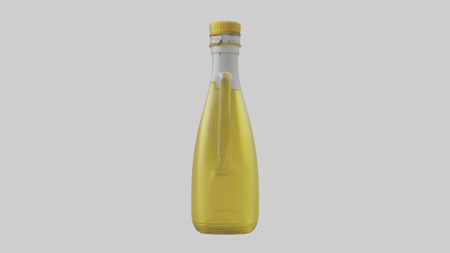 Cooking Oil Bottle model VR / AR / low-poly