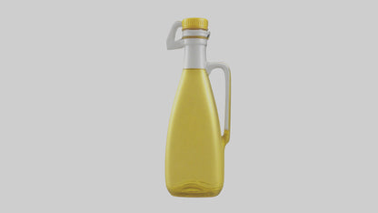 Cooking Oil Bottle model VR / AR / low-poly