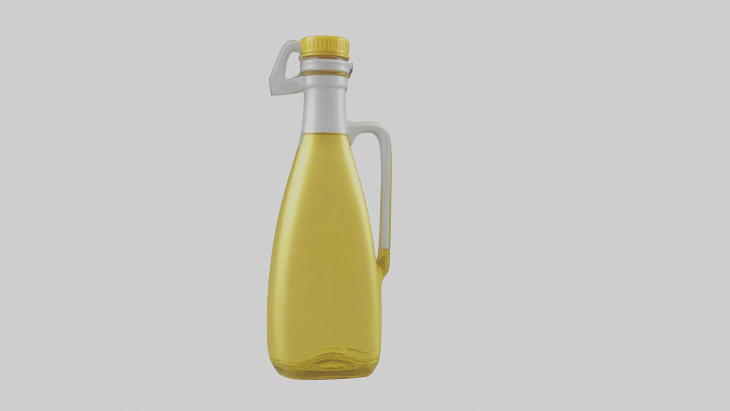 Cooking Oil Bottle model VR / AR / low-poly