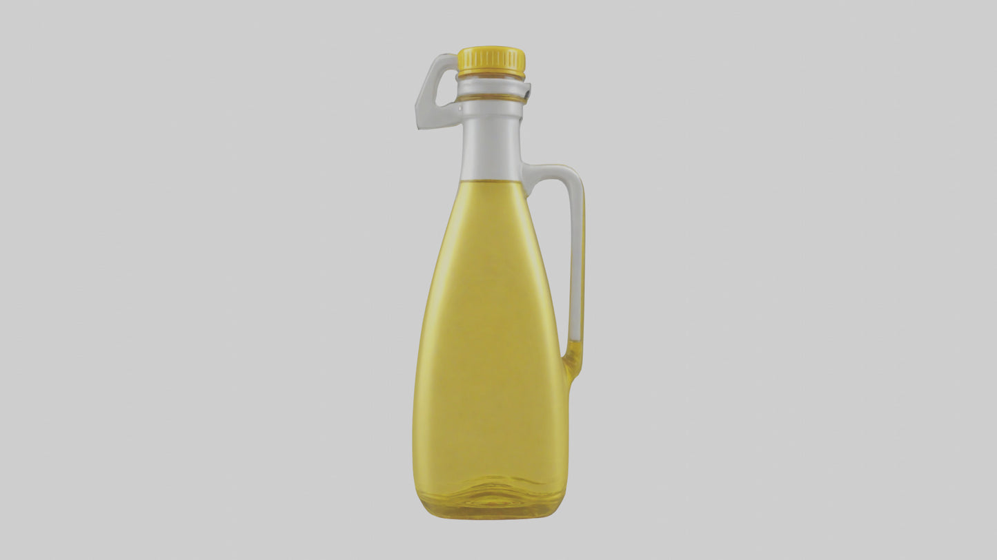 Cooking Oil Bottle model VR / AR / low-poly
