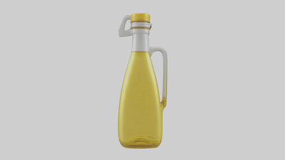 Cooking Oil Bottle model VR / AR / low-poly