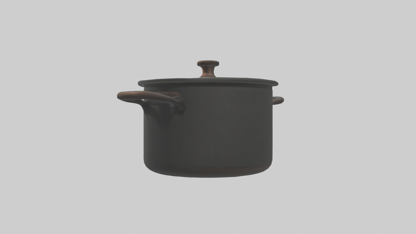 3D model Cooking Pot model VR / AR / low-poly