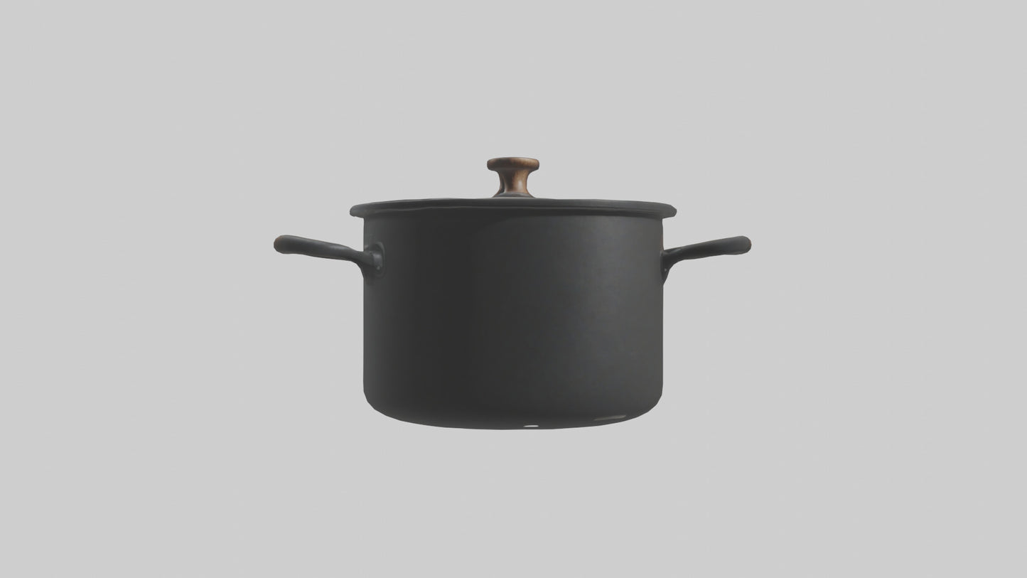 3D model Cooking Pot model VR / AR / low-poly