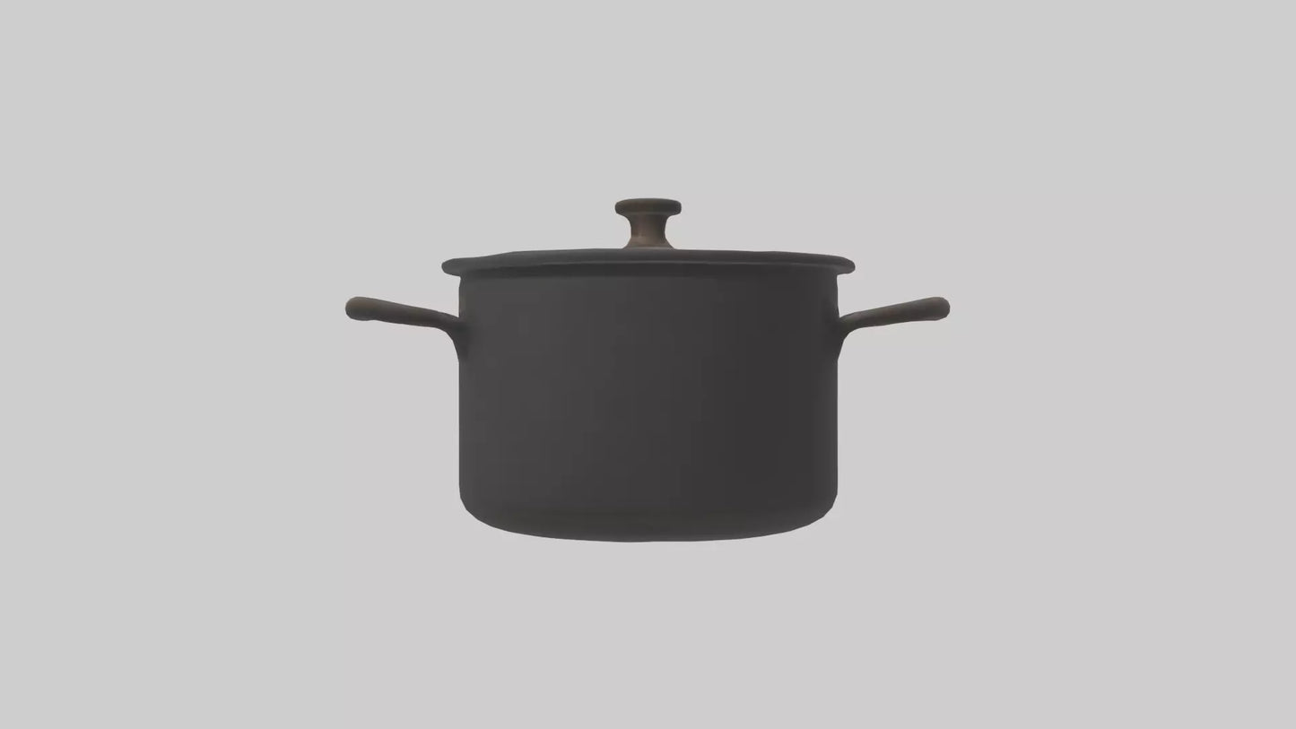 3D model Cooking Pot model VR / AR / low-poly