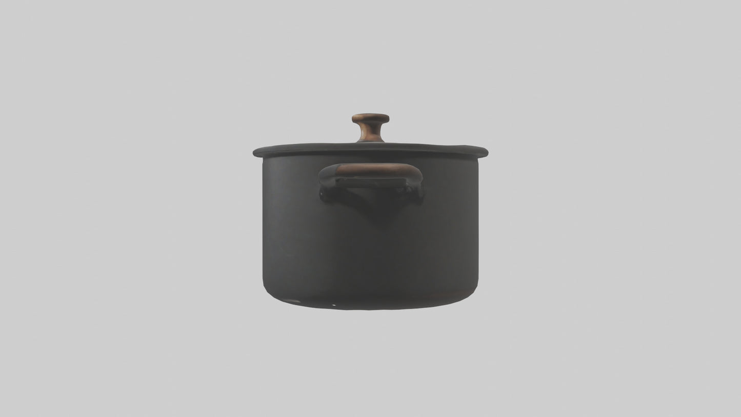 3D model Cooking Pot model VR / AR / low-poly