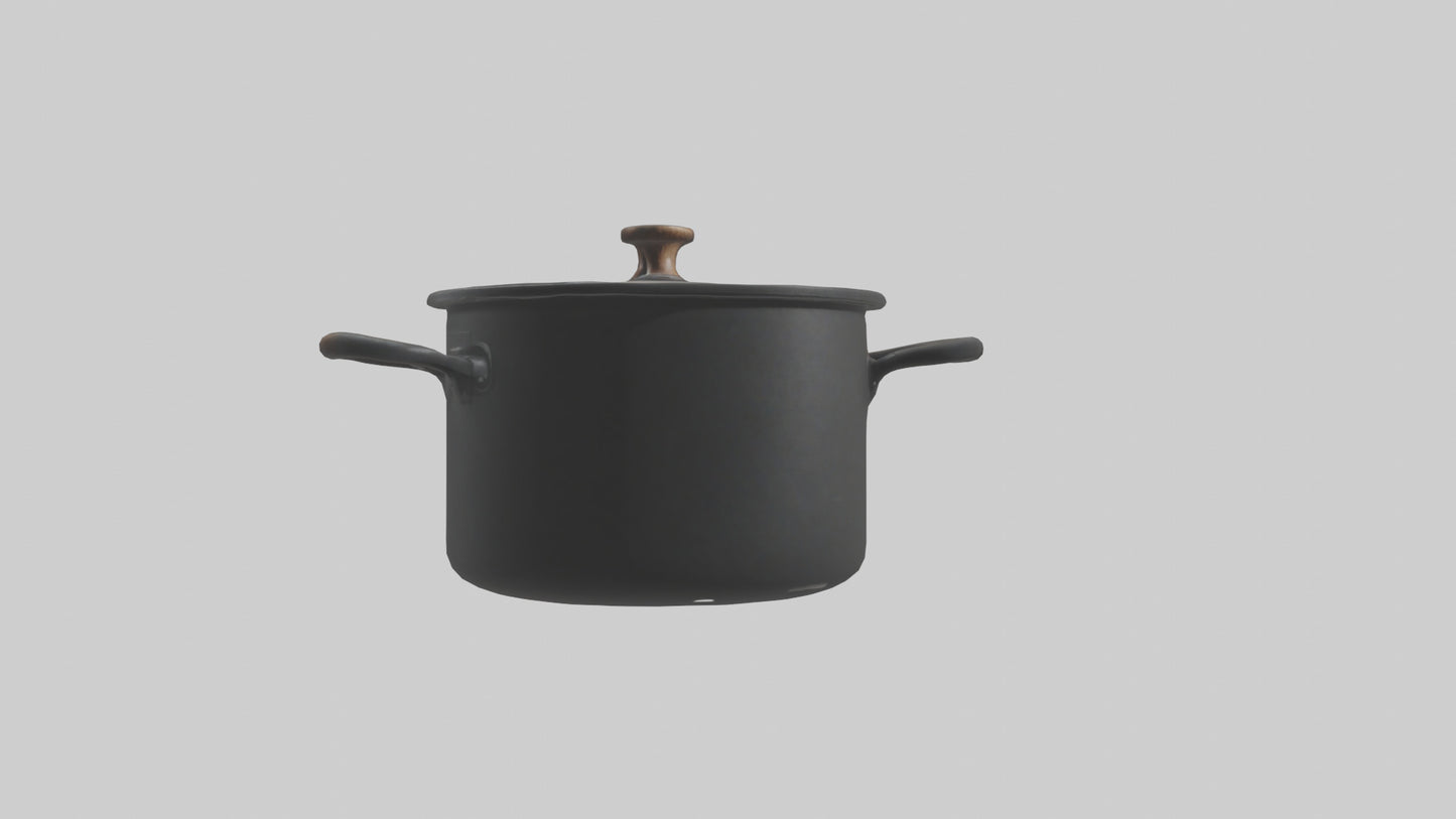 3D model Cooking Pot model VR / AR / low-poly
