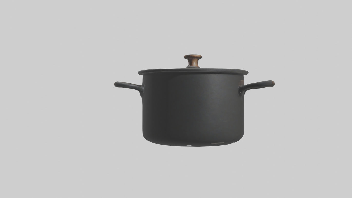 3D model Cooking Pot model VR / AR / low-poly