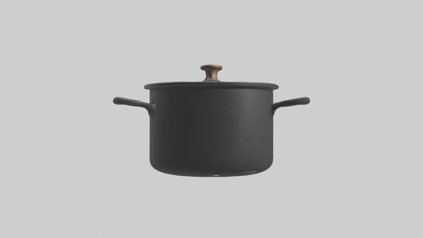 3D model Cooking Pot model VR / AR / low-poly
