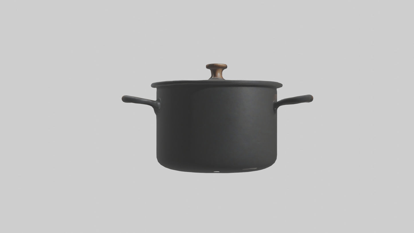 3D model Cooking Pot model VR / AR / low-poly