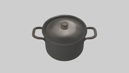 3D model Cooking Pot model VR / AR / low-poly
