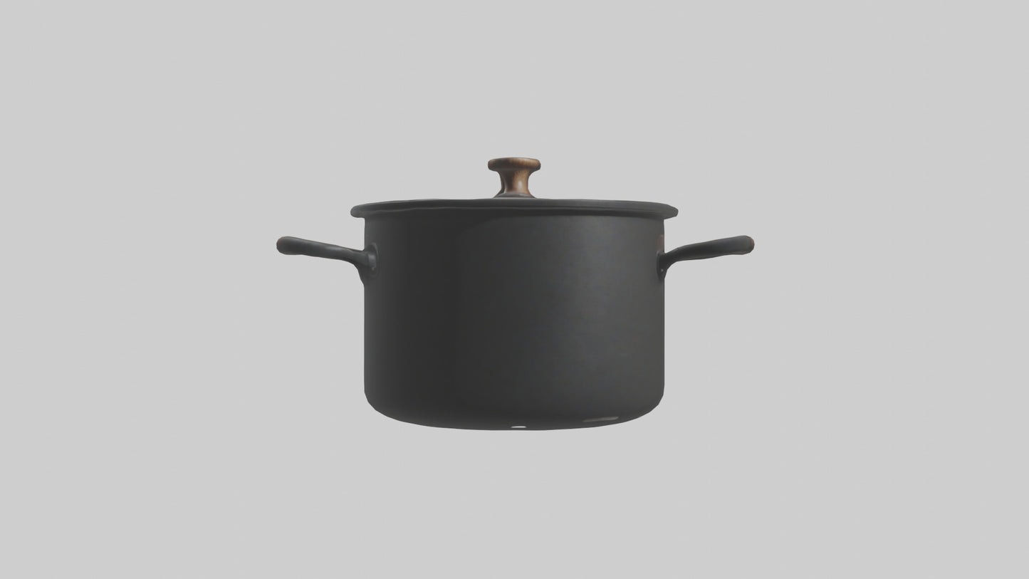 3D model Cooking Pot model VR / AR / low-poly