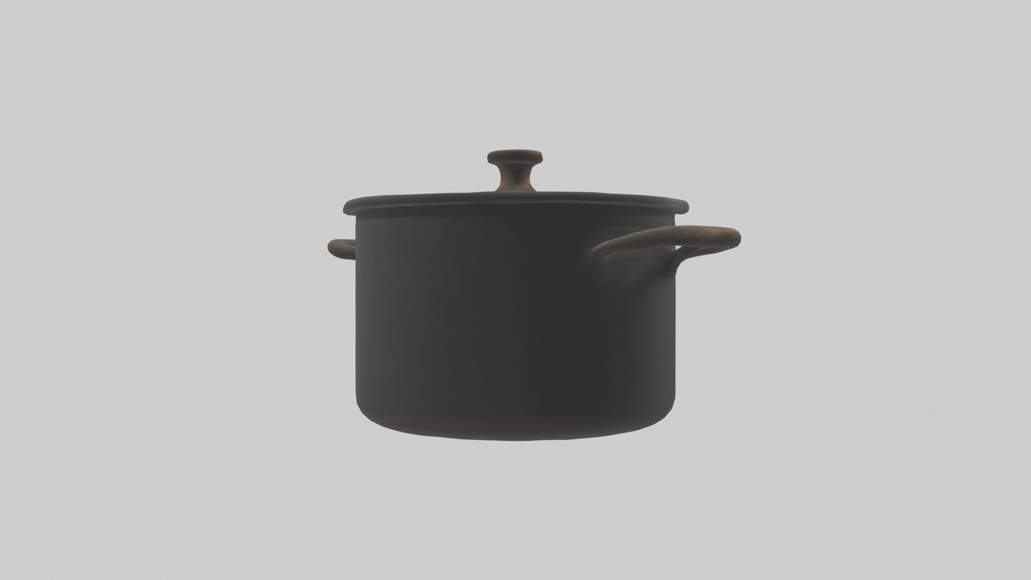 3D model Cooking Pot model VR / AR / low-poly