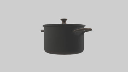 3D model Cooking Pot model VR / AR / low-poly