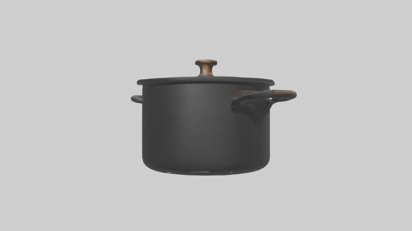 3D model Cooking Pot model VR / AR / low-poly