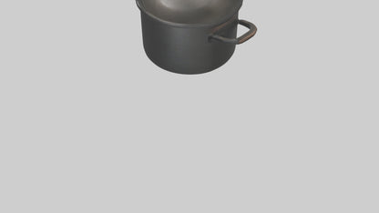 3D model Cooking Pot model VR / AR / low-poly