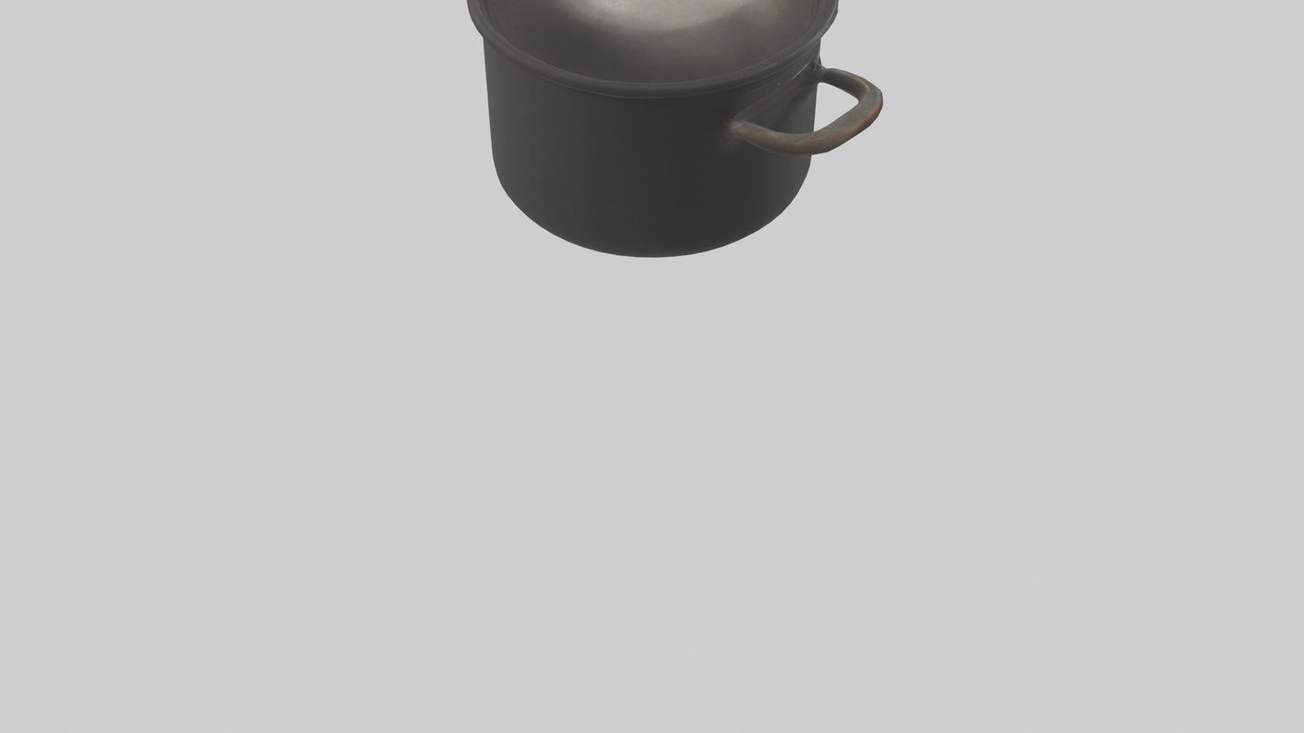 3D model Cooking Pot model VR / AR / low-poly