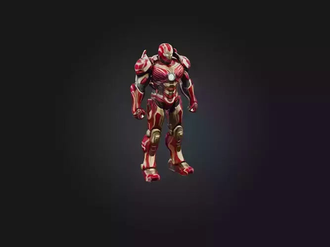 3D model COOL IRONMAN MODEL VR / AR / low-poly