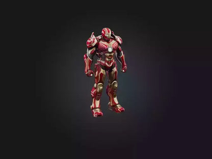 3D model COOL IRONMAN MODEL VR / AR / low-poly