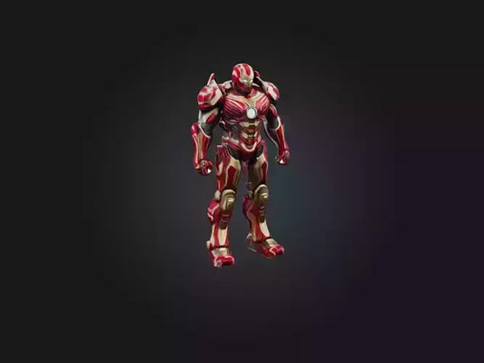 3D model COOL IRONMAN MODEL VR / AR / low-poly