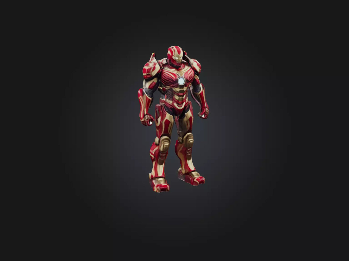 3D model COOL IRONMAN MODEL VR / AR / low-poly