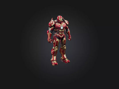 3D model COOL IRONMAN MODEL VR / AR / low-poly
