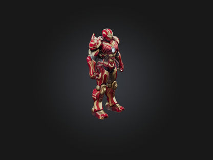 3D model COOL IRONMAN MODEL VR / AR / low-poly