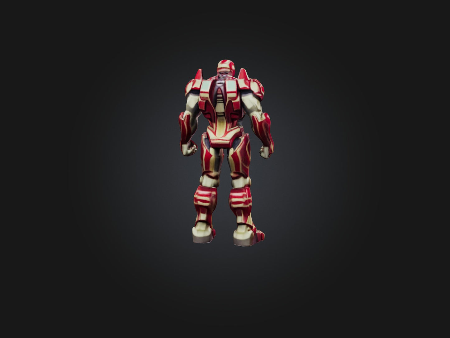 3D model COOL IRONMAN MODEL VR / AR / low-poly