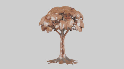 3D model Copper Beech tree model VR / AR / low-poly