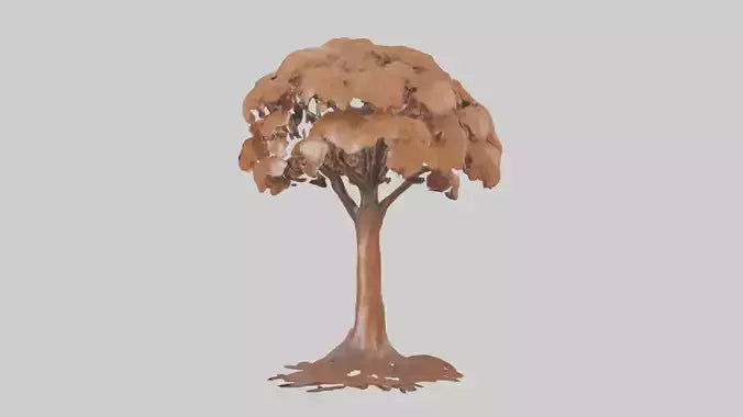 3D model Copper Beech tree model VR / AR / low-poly
