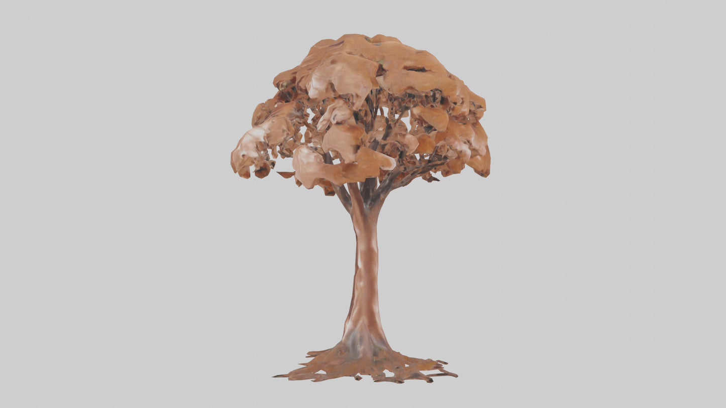 3D model Copper Beech tree model VR / AR / low-poly