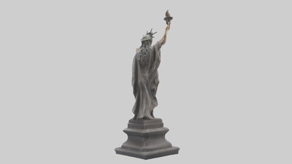 Courageous Freedom statue model VR / AR / low-poly