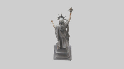Courageous Freedom statue model VR / AR / low-poly