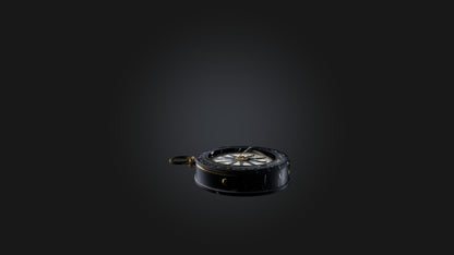 3D model Cracked Compass VR / AR / low-poly