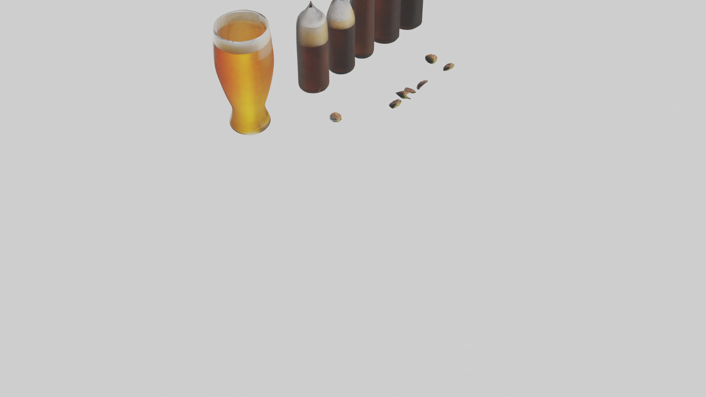 3D model Craft beer model VR / AR / low-poly