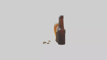 3D model Craft beer model VR / AR / low-poly