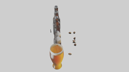 3D model Craft beer model VR / AR / low-poly