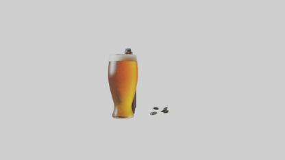 3D model Craft beer model VR / AR / low-poly
