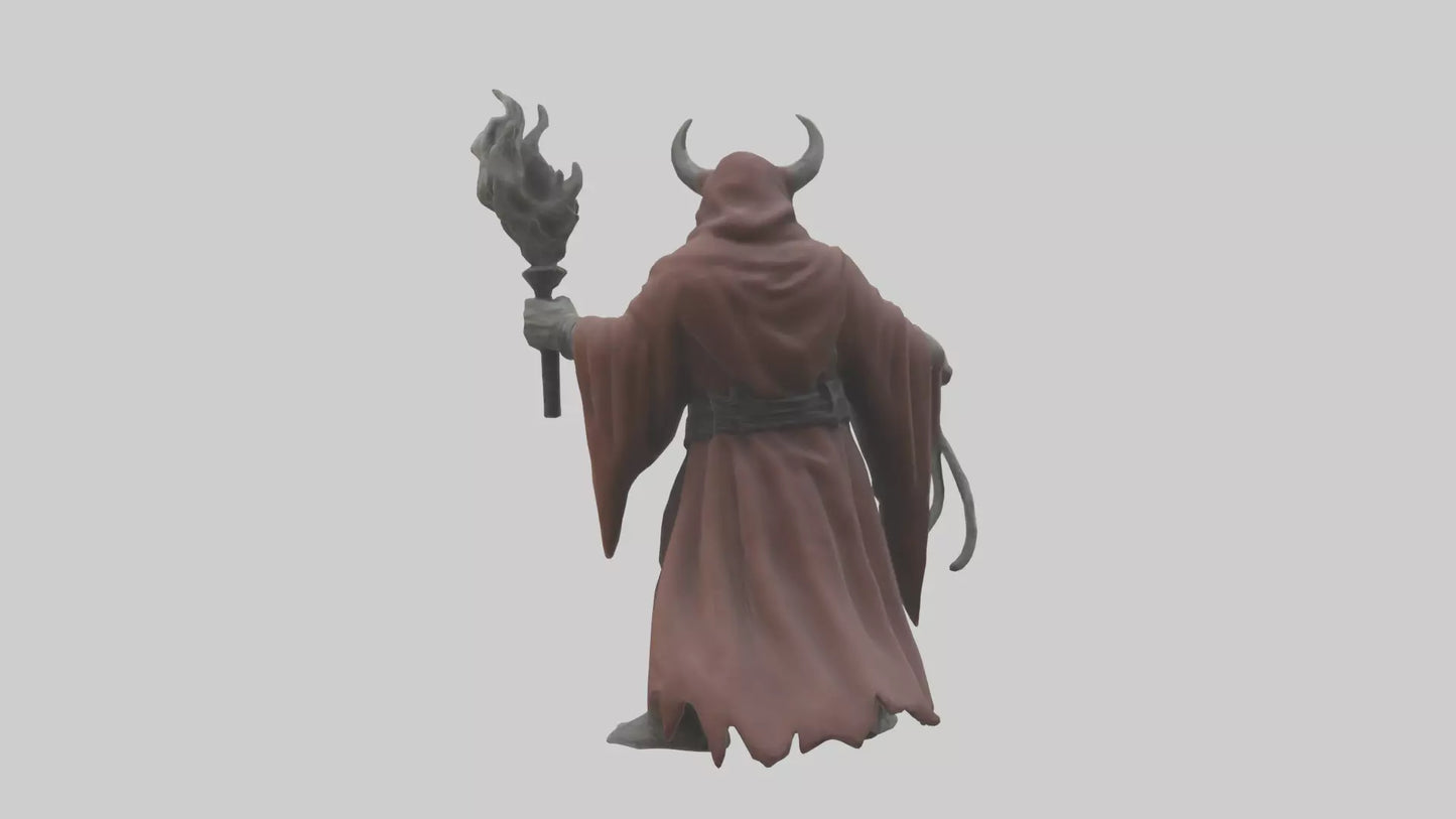Crazed cultist model 3D model