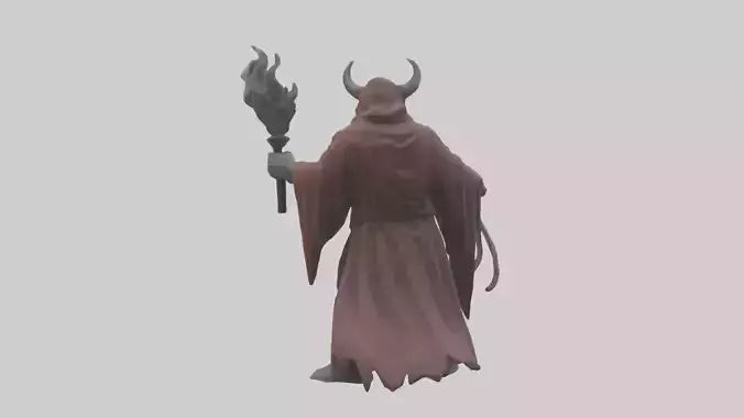 Crazed cultist model 3D model