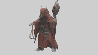 Crazed cultist model 3D model