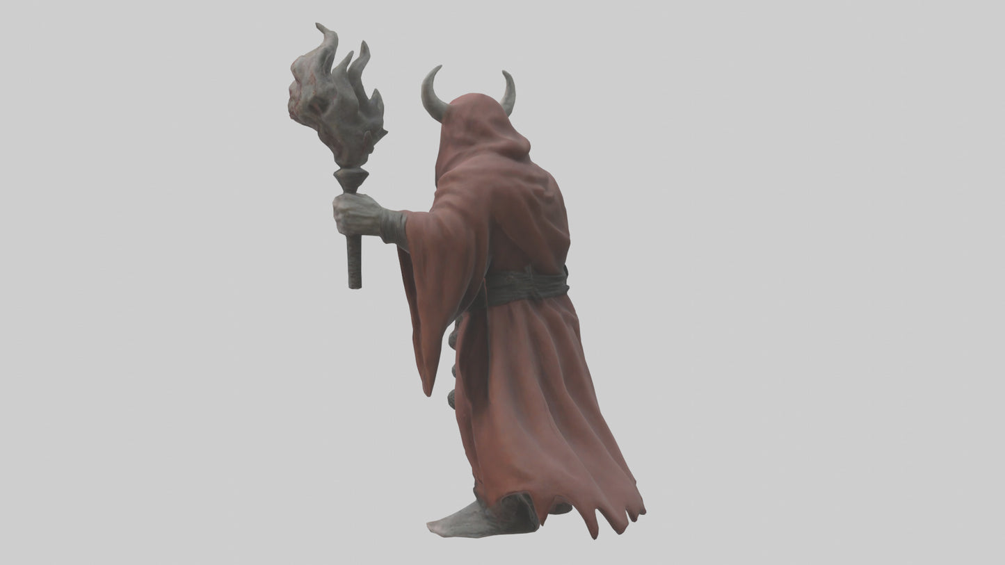Crazed cultist model 3D model