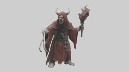Crazed cultist model 3D model