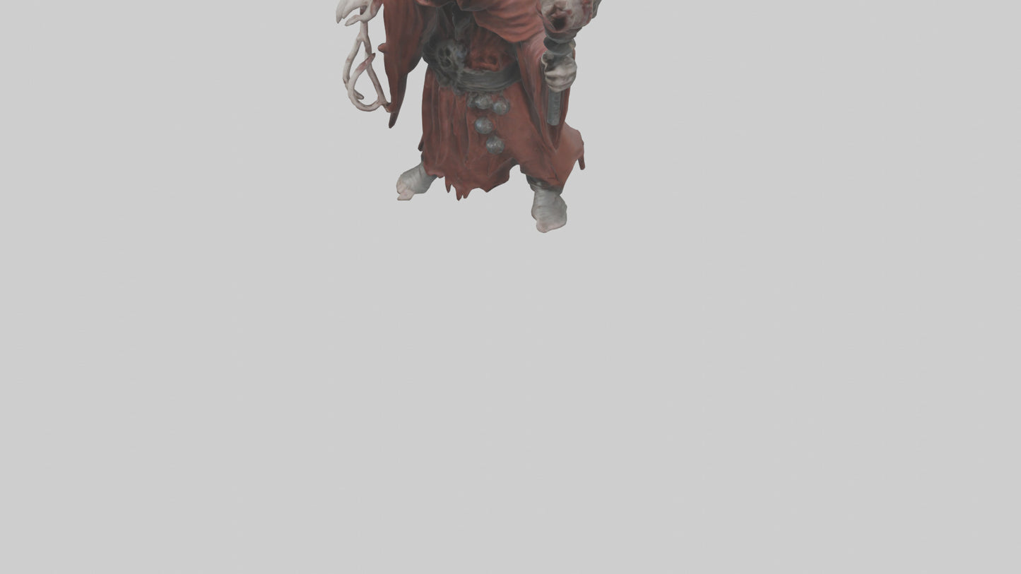 Crazed cultist model 3D model