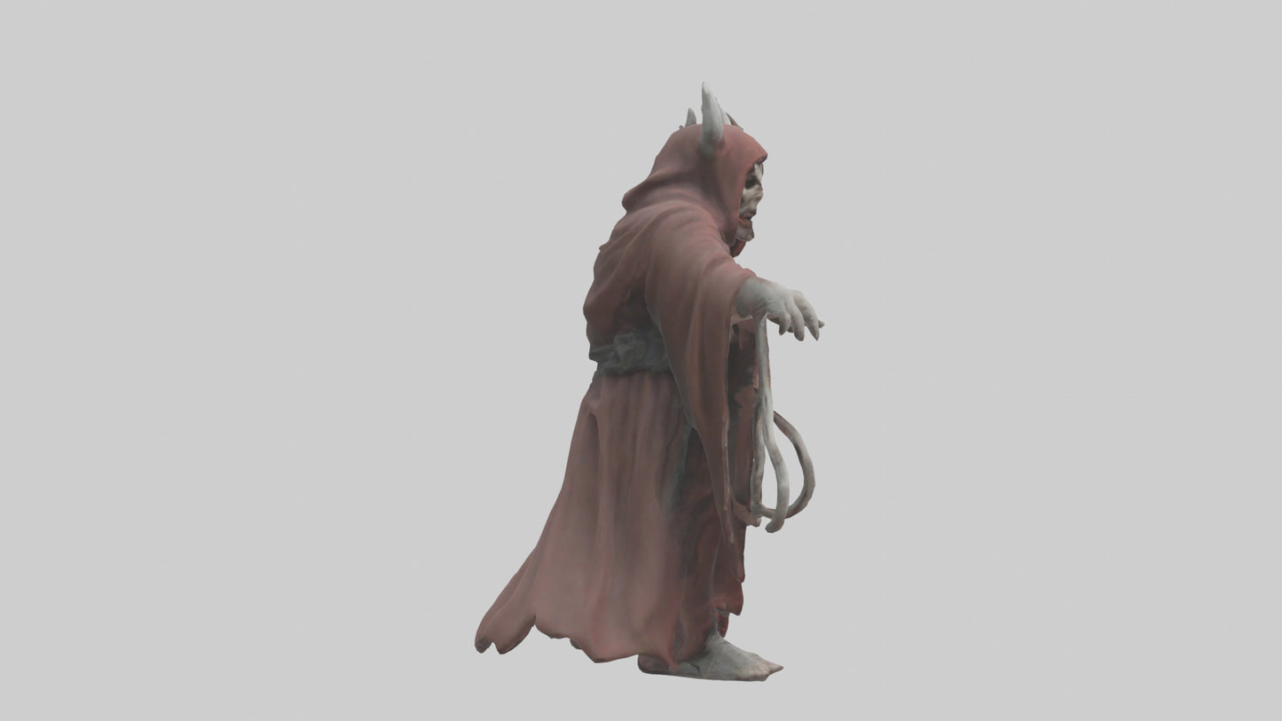 Crazed cultist model 3D model