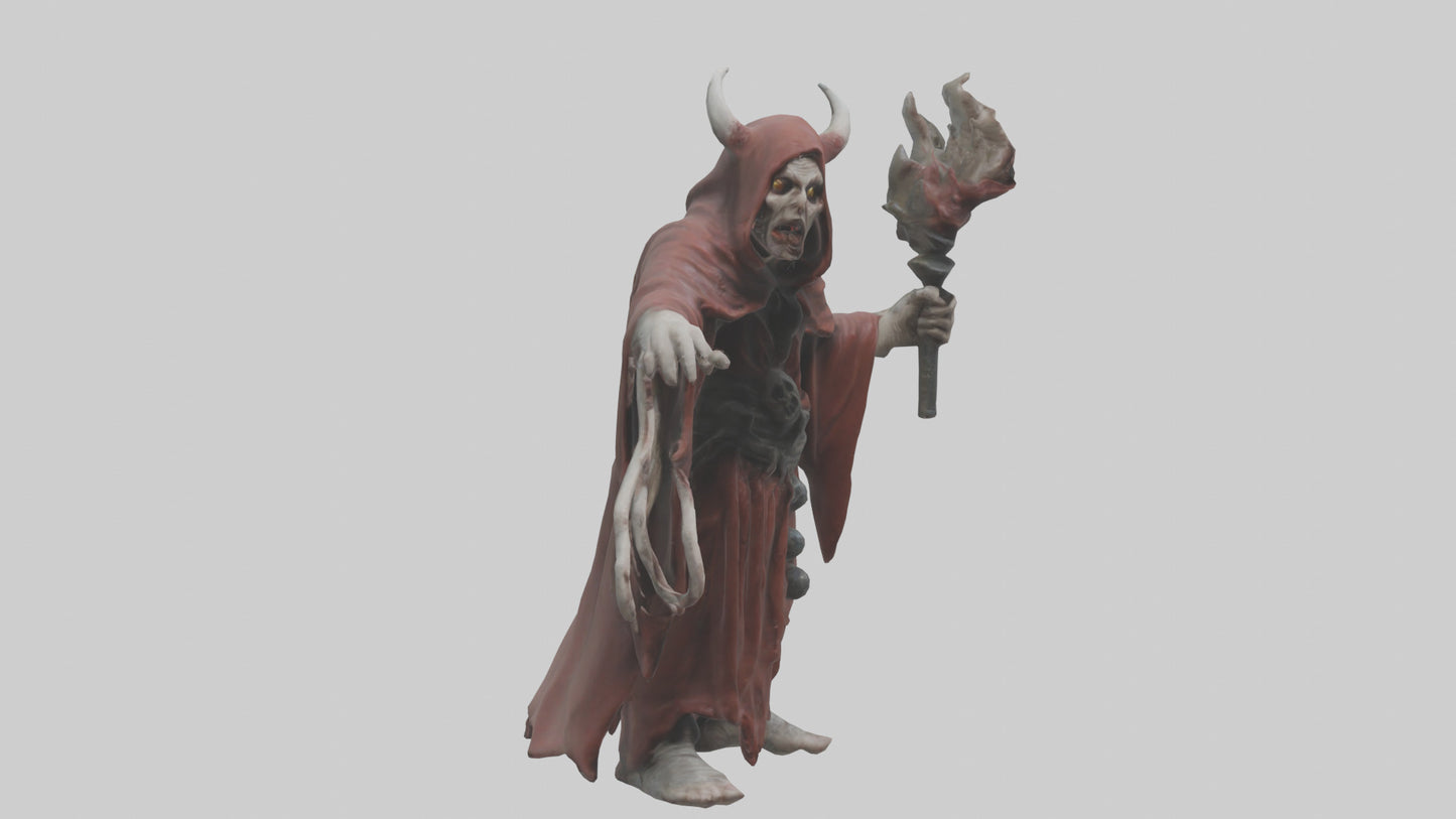 Crazed cultist model 3D model