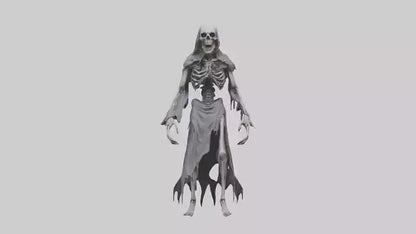 Creeping death model VR / AR / low-poly