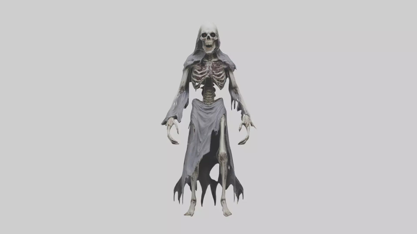 Creeping death model VR / AR / low-poly